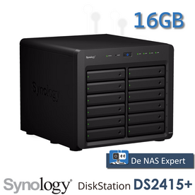 Synology DiskStation DS2415+ 16GB refurbished, uniek met DSM 7.3.x
