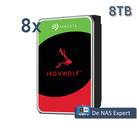 8x Harddisk 8TB Seagate IronWolf ST8000VN004