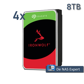 4x Harddisk 8TB Seagate IronWolf ST8000VN004