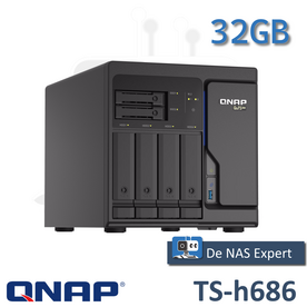 QNAP TS-h686 32GB refurbsihed, nieuwstaat!