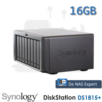 Synology DiskStation DS1815+ 16GB refurbished, uniek met DSM 7.2.2