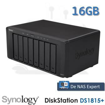 Synology DiskStation DS1815+ 16GB refurbished, uniek met DSM 7.2.2