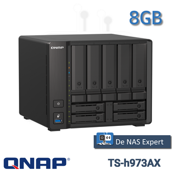 QNAP NAS TS-h973AX 8GB (nieuw in doos)