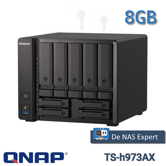 QNAP NAS TS-h973AX 8GB (nieuw in doos)