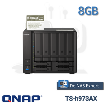 QNAP NAS TS-h973AX 8GB (nieuw in doos)