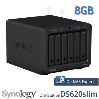 Synology DiskStation DS620slim 8GB refurbished in doos
