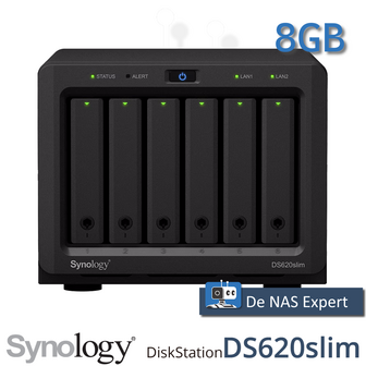 Synology DiskStation DS620slim 8GB refurbished in doos