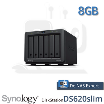 Synology DiskStation DS620slim 8GB refurbished in doos