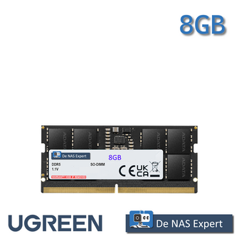 8GB Memory upgrade voor UGREEN NAS DXP2800 of DXP4800 +8GB