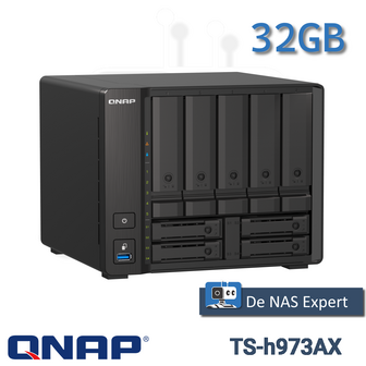 QNAP NAS TS-h973AX 32GB (nieuw in doos)