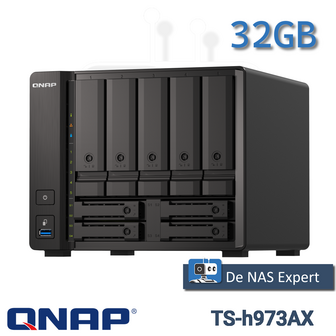 QNAP NAS TS-h973AX 32GB (nieuw in doos)