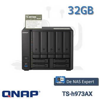 QNAP NAS TS-h973AX 32GB (nieuw in doos)