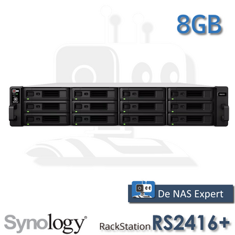 RS2416+ 8Gb refurbished voorkant