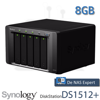 Synology DiskStation DS1512+ 8GB refurbished DSM 7.1.1 ! 