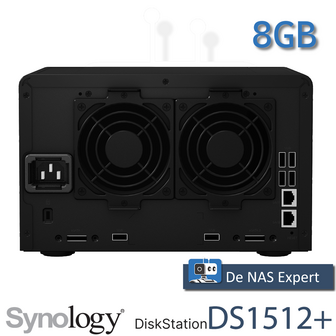 Synology DiskStation DS1512+ 8GB refurbished DSM 7.1.1 ! 