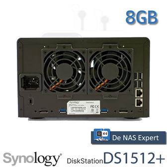 Synology DiskStation DS1512+ 8GB refurbished DSM 7.1.1 ! 