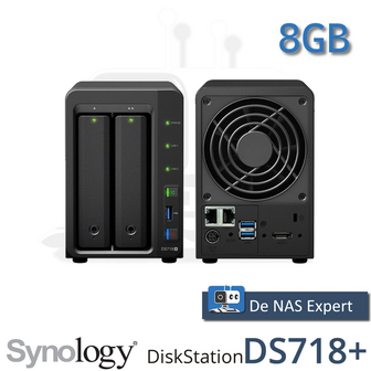 Synology DiskStation DS718+ 8GB refurbished