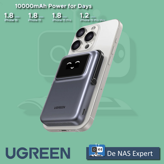 UGREEN 10.000 mAh Mini Magnetic Wireless Robot 20W PowerBank