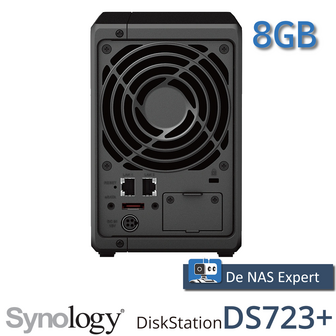 Synology DS723+ Achterkan
