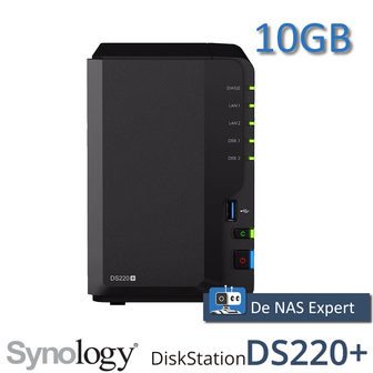 Synology DiskStation DS220+ 10GB refurbished