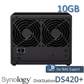 Synology DS420+ Achterkant