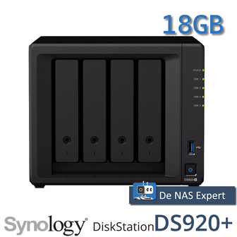 Synology DiskStation DS920+ 18GB refurbished