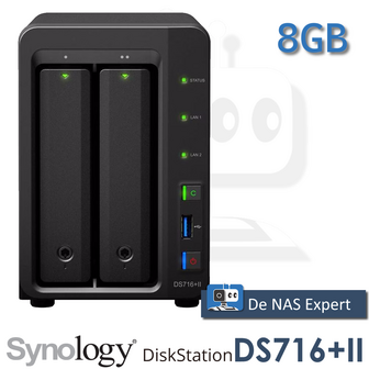 Synology DiskStation DS716+ II 8Gb refurbished