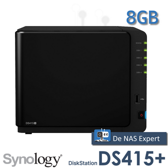 Synology DiskStation DS415+ 8GB refurbished, DSM 7.2.2