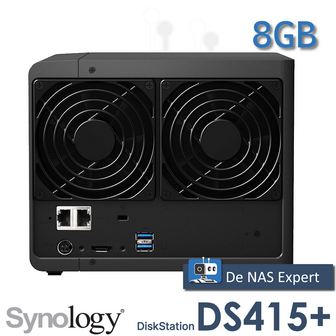 Synology DiskStation DS415+ 8GB refurbished, DSM 7.2.2