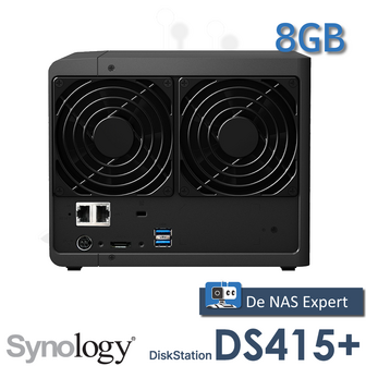 Synology DiskStation DS415+ 8GB refurbished, DSM 7.2.2
