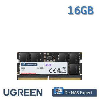 16GB Memory upgrade voor UGREEN NAS DXP2800 of DXP4800