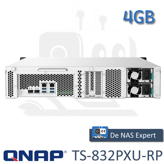 QNAP TS-832PXU-RP 4GB nieuw in doos