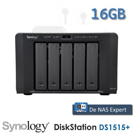 Synology DiskStation DS1515+ 16GB refurbished DSM 7.2.2 ! 