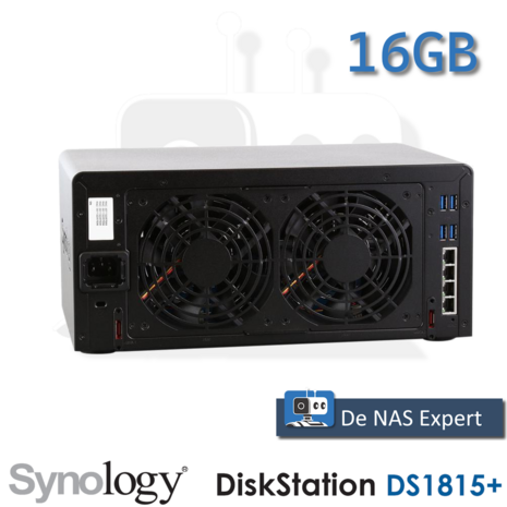 Synology DiskStation DS1815+ 16GB refurbished, uniek met DSM 7.2.2