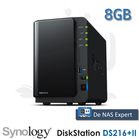 Synology DiskStation DS216+ II 8Gb refurbished