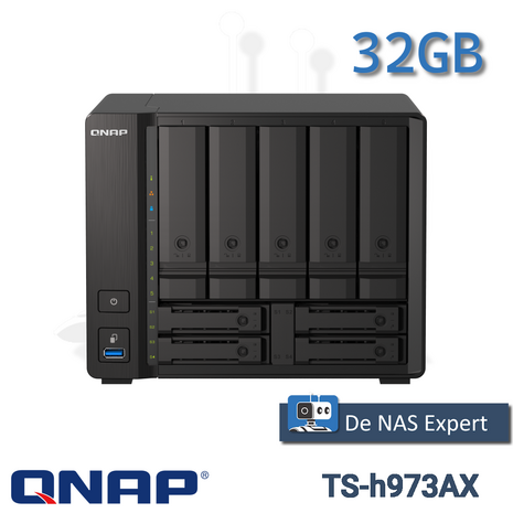 QNAP NAS TS-h973AX 32GB (nieuw in doos)