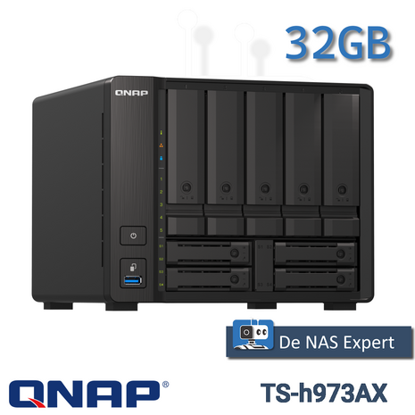 QNAP NAS TS-h973AX 32GB (nieuw in doos)