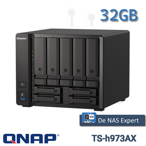 QNAP NAS TS-h973AX 32GB (nieuw in doos)