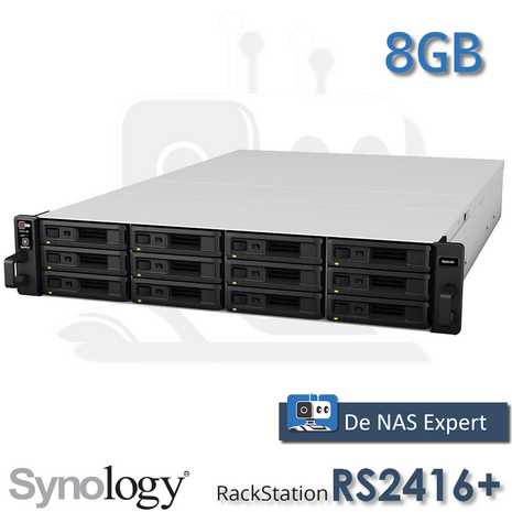 RS2416+ 8Gb refurbished voorkant