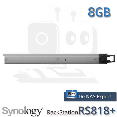 Synology RackStation RS818+ zijkant