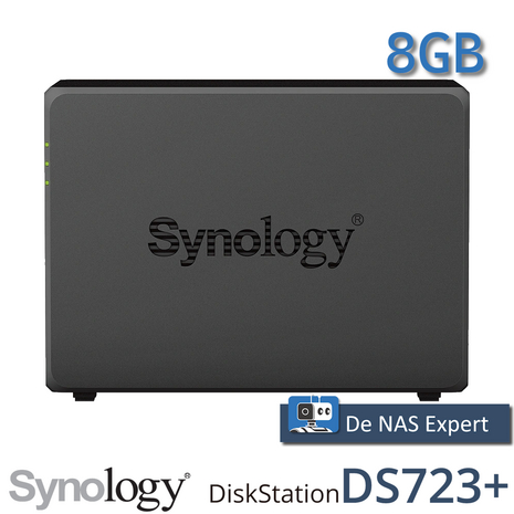 Synology DS723+ Zijkant