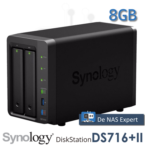 Synology DiskStation DS716+ II 8Gb refurbished