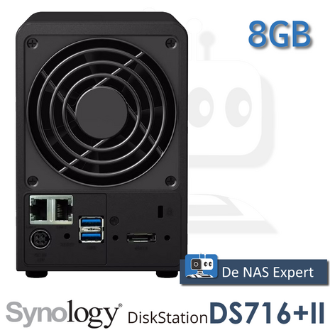 Synology DiskStation DS716+ II 8Gb refurbished