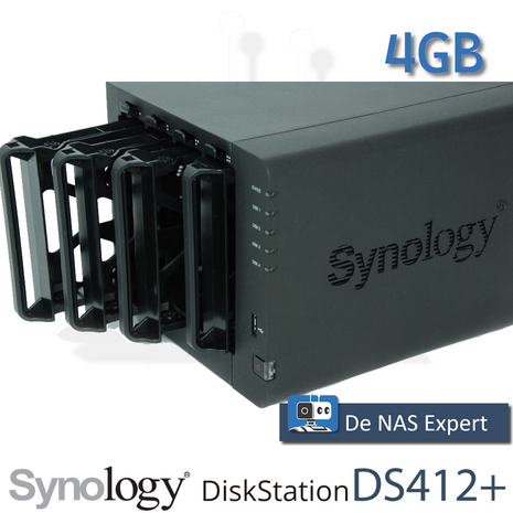 Synology DiskStation DS412+ 4GB DSM 7.1.x !!