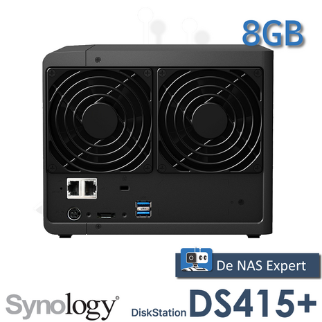 Synology DiskStation DS415+ 8GB refurbished, DSM 7.2.2