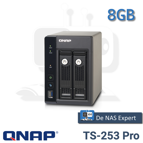 QNAP TS-253 Pro 8GB refurbished
