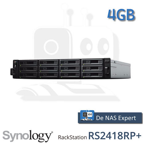 Synology RackStation RS2418RP+ 4GB refurbished
