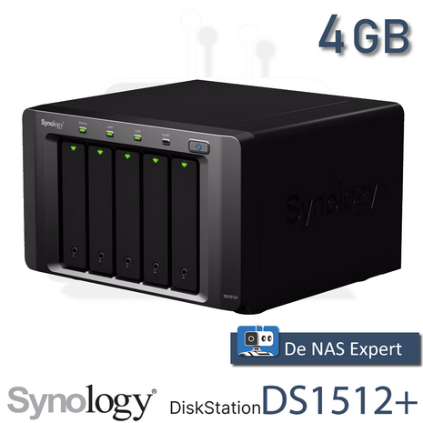 Synology DiskStation DS1512+ 4GB refurbished DSM 7.1.1 ! 