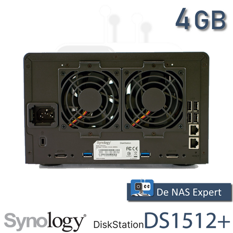 Synology DiskStation DS1512+ 4GB refurbished DSM 7.1.1 ! 