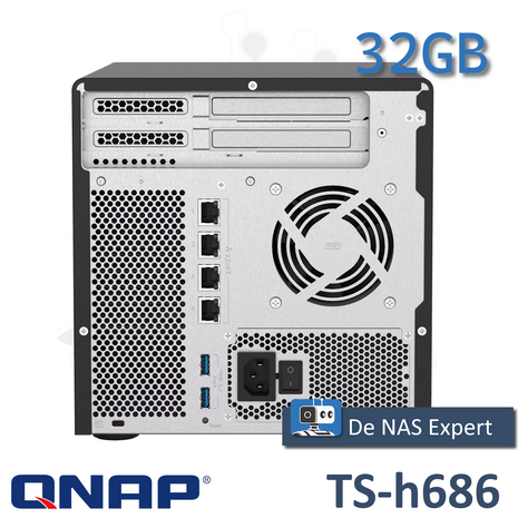 QNAP TS-h686 32GB refurbsihed, nieuwstaat!